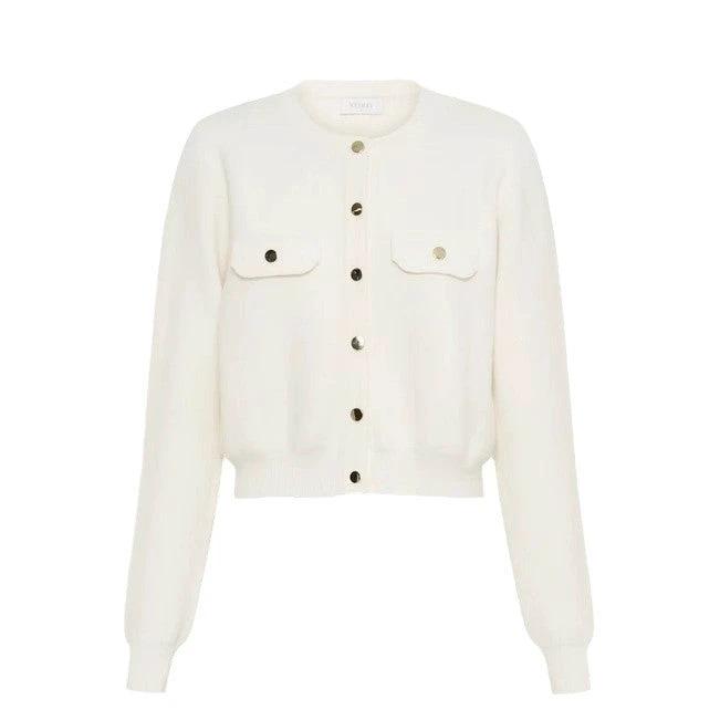 Elegant, Versatile Long-sleeve Knit Cardigan Sweater Coat by GJG Denim