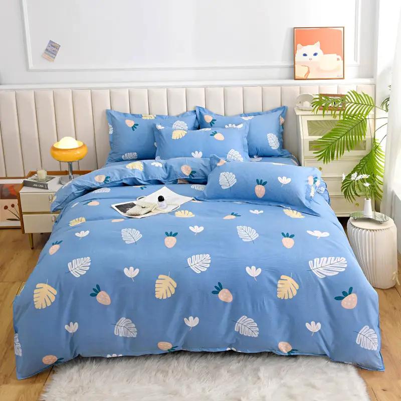 Breathable And Skin-friendly Brushed Duvet Cover And Bed Sheets by GJG Denim