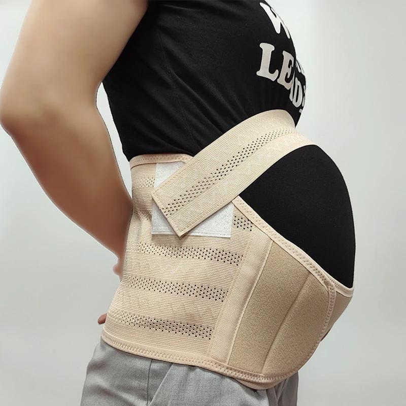 Elastic And Breathable Adjustable Pregnant Abdominal Support Belt by GJG Denim