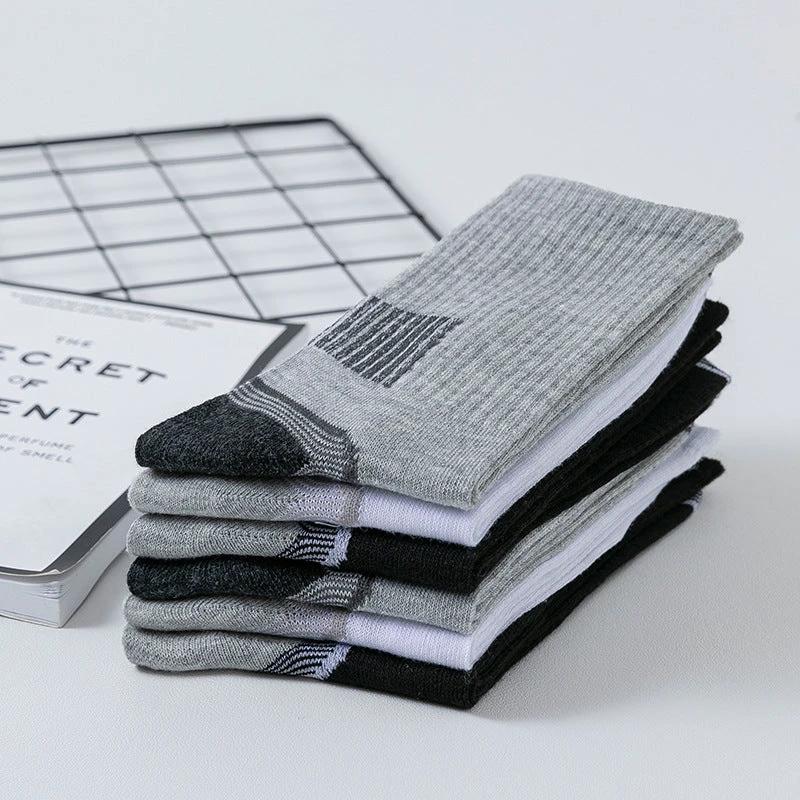 Men's Sweat-absorbent Comfortable And Breathable Socks by GJG Denim