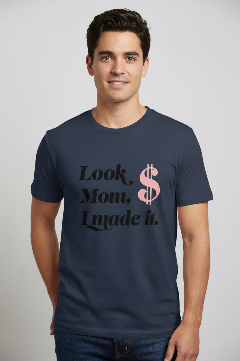 Digital Printing Casual Round Neck Short Sleeves T-shirt For Men by GJG Denim