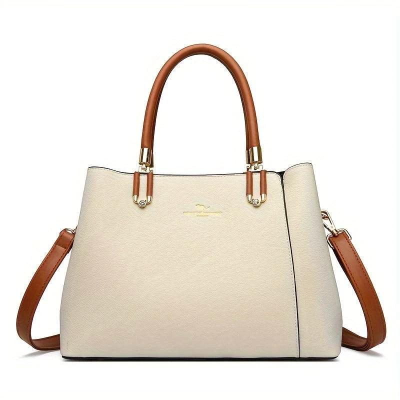 Impeccable Ladies Genuine Leather Handbag - Spacious, Stylish & Versatile - Perfect Commuter Bag with Adjustable Crossbody Strap for Everyday Glamour by Zara-Craft