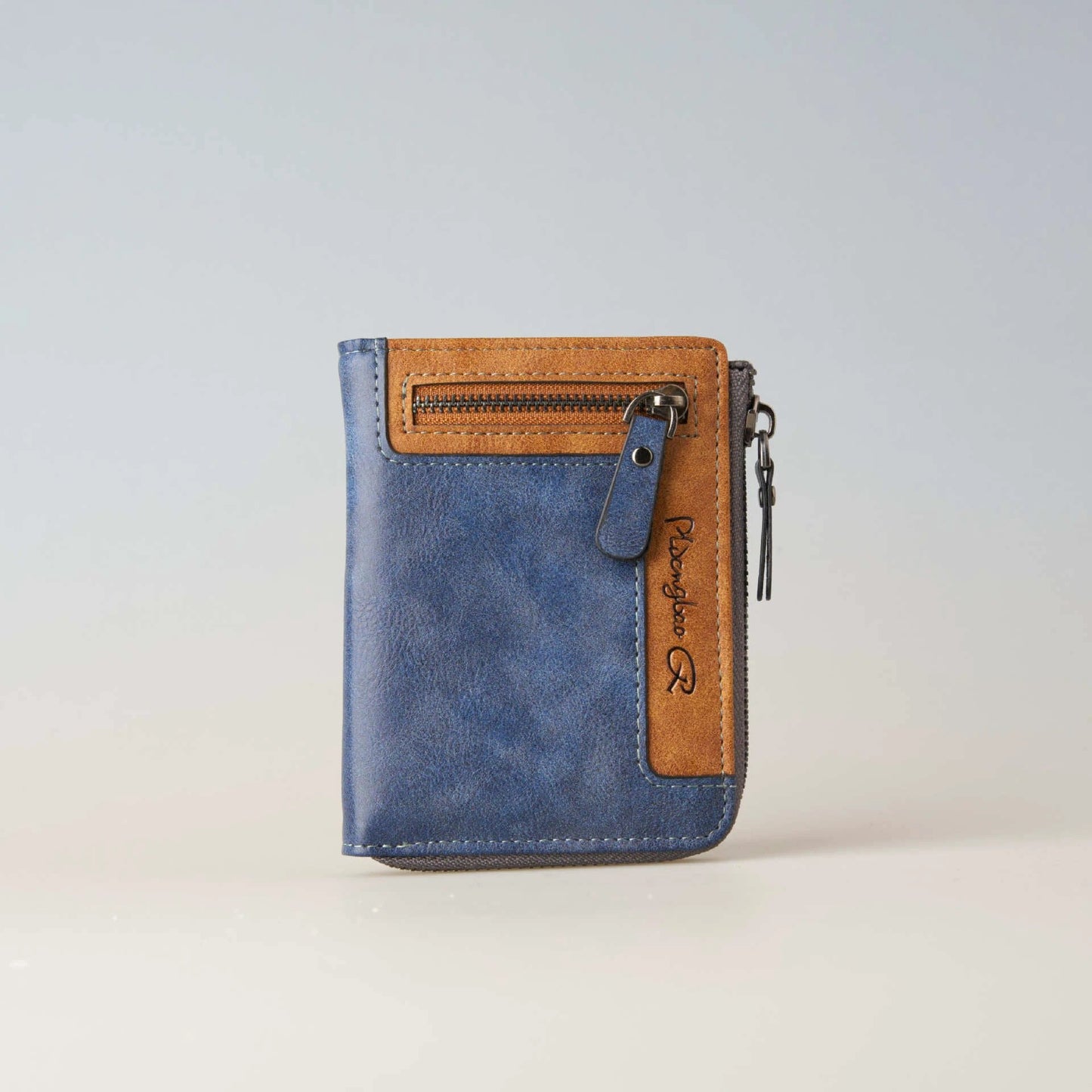 Men's Multi-functional Short Zipper Wallet by GJG Denim