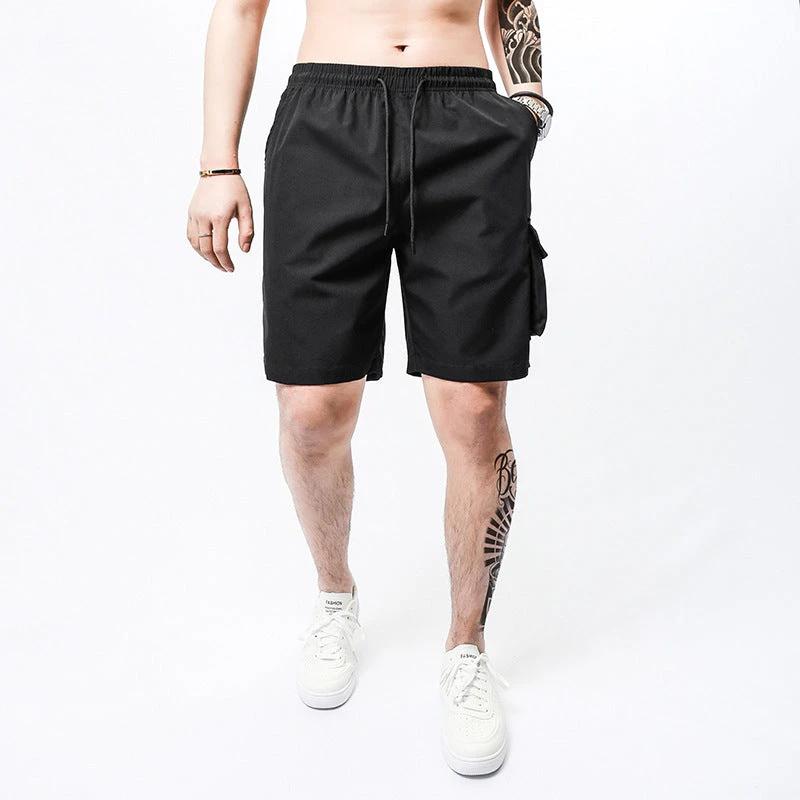 Plus Size Workwear Shorts Men's Sports Casual Shorts by GJG Denim