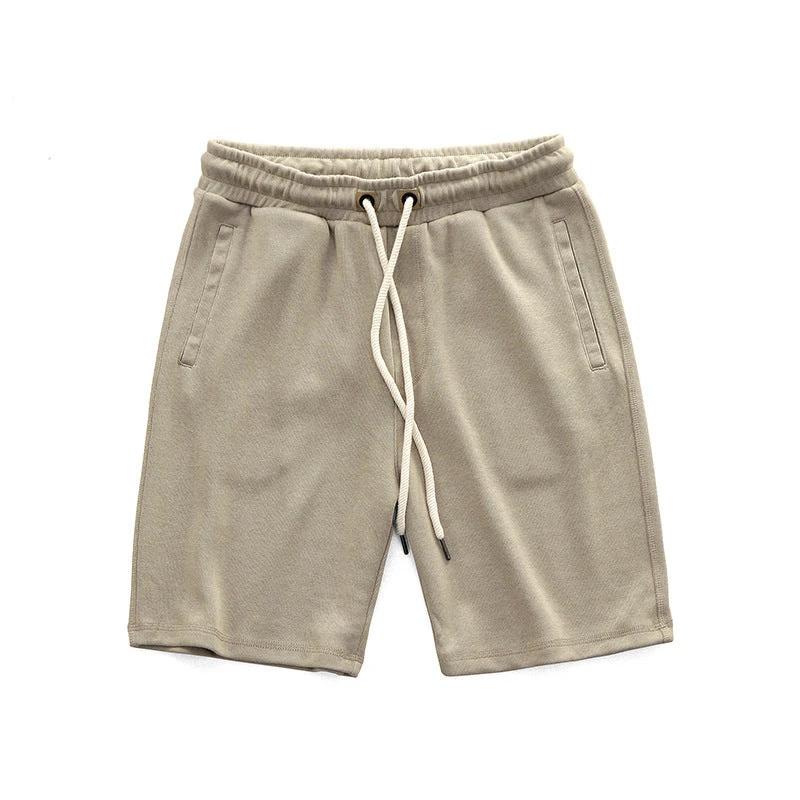 Men's Japanese-style Retro Knitted Loose Shorts by GJG Denim