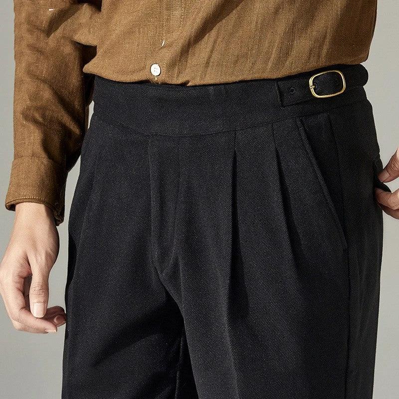 Men's Slim Fit Business Casual Pants by GJG Denim