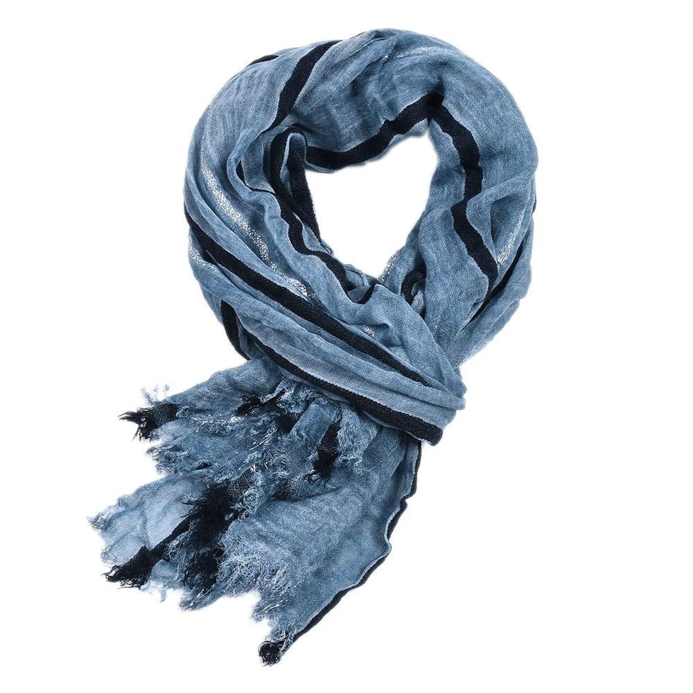 Men's Retro Striped Scarf by GJG Denim