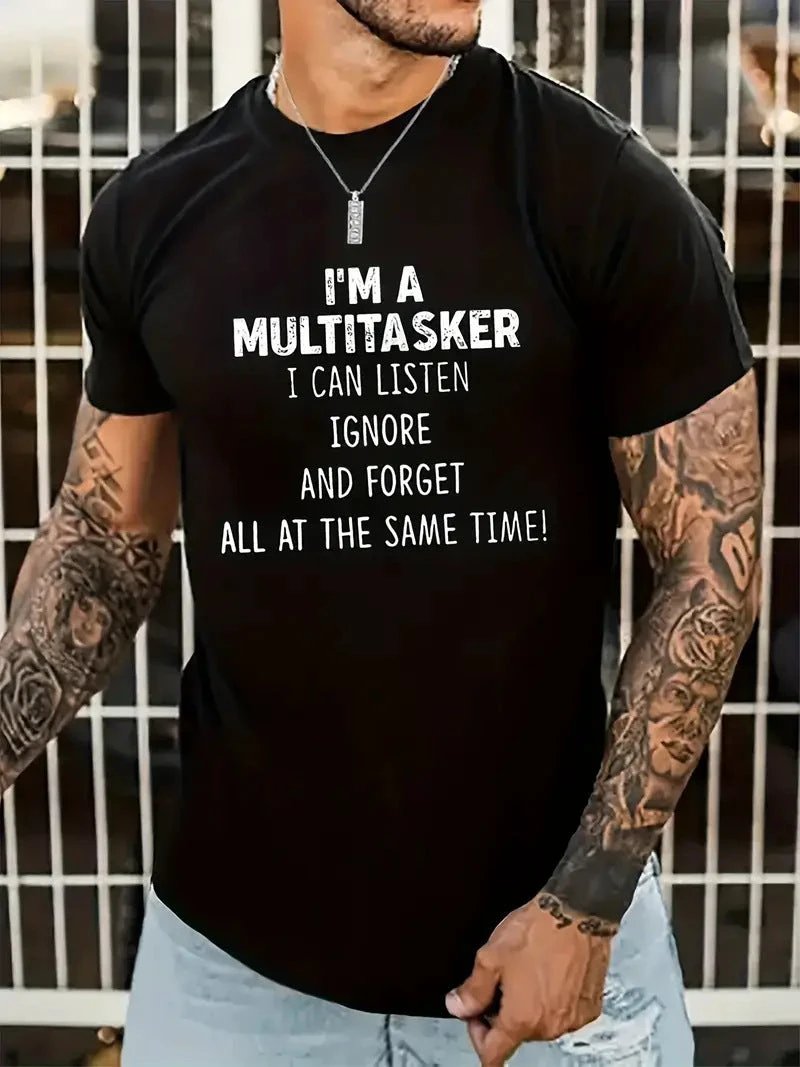 Men's Printed T-shirt by GJG Denim