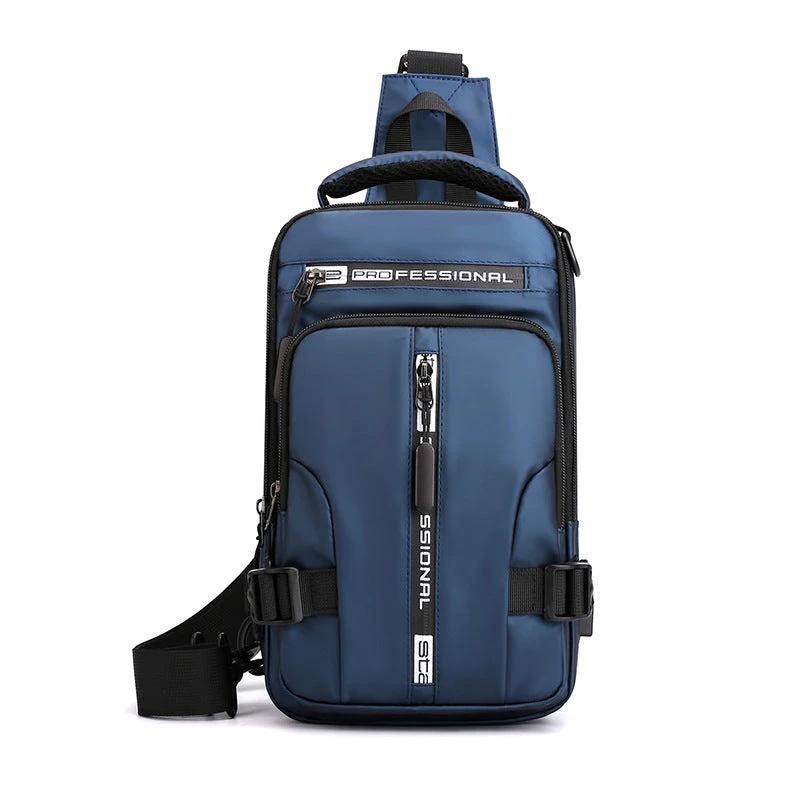 Men's Crossbody Multifunctional Backpack by GJG Denim