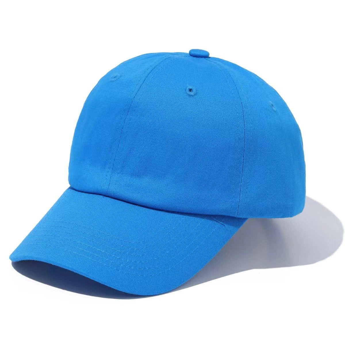 Men's Cotton Solid Color Baseball Cap by GJG Denim