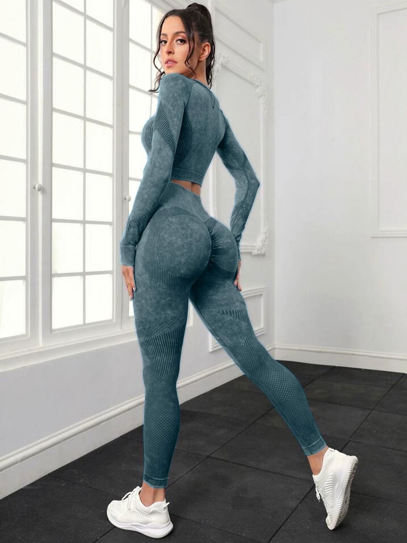 4PACK Active Yoga Pants Women's Yoga Pants by GJG Denim