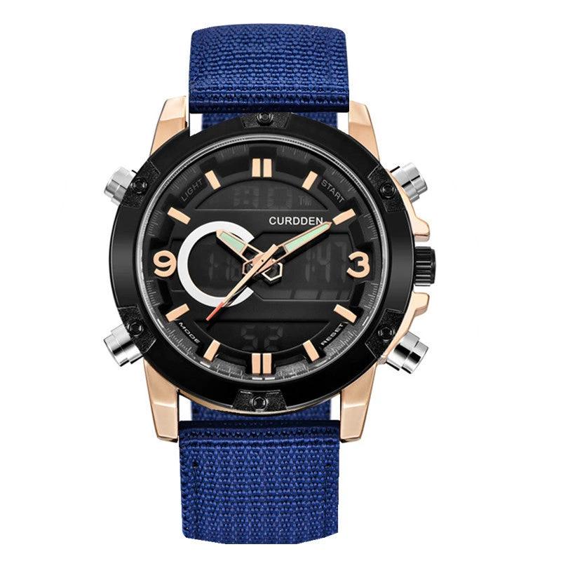 Men's Fashion Belt Multi-functional Watch by GJG Denim