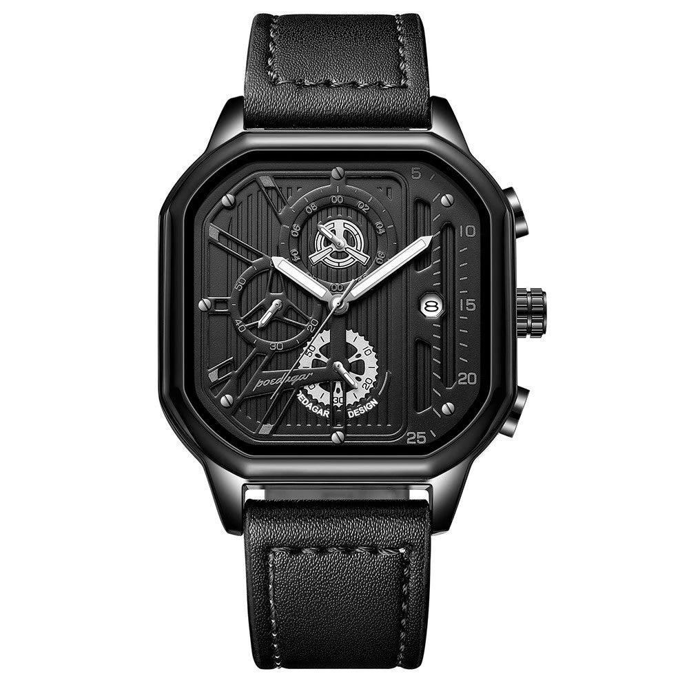Men's Multifunctiona Belt Style Quartz Watch by GJG Denim
