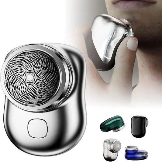 Mini Portable Face Cordless Shavers Rechargeable USB Electric Shaver Wet & Dry Painless Small Size Machine Shaving For Men by GJG Denim