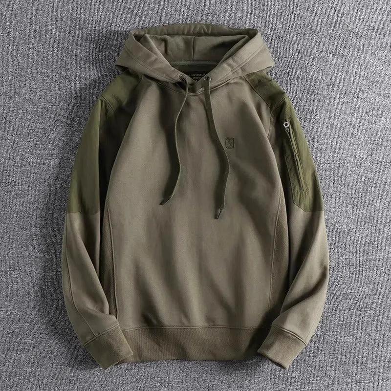 Space Cotton Comfortable And Stylish Men's Warm Hoodie by GJG Denim