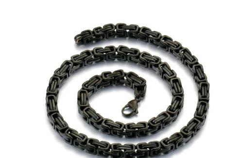 Men's Stainless Steel Trendy Necklace by GJG Denim