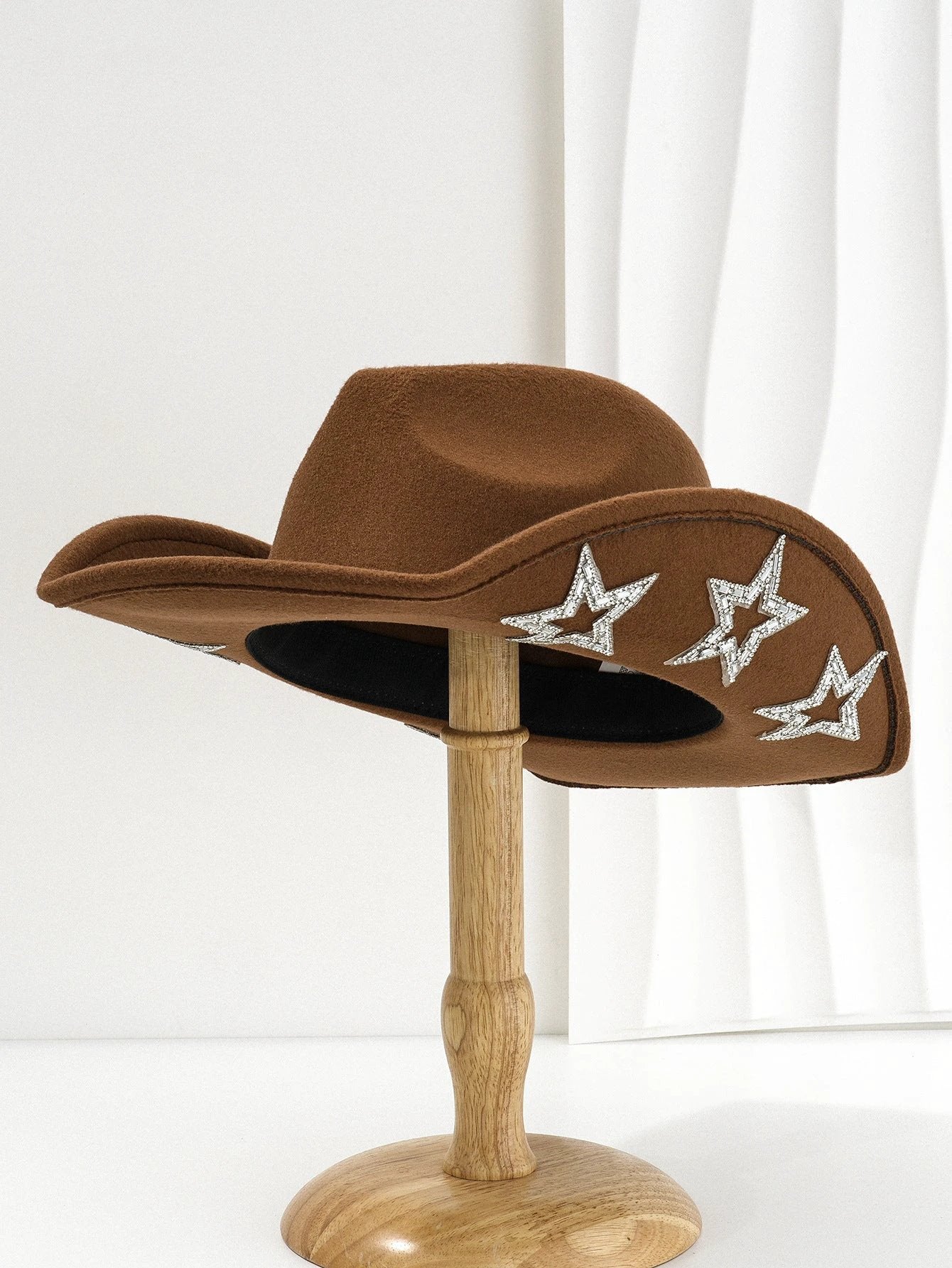 Woolen Felt Western Denim Top Hat Party Hat by GJG Denim