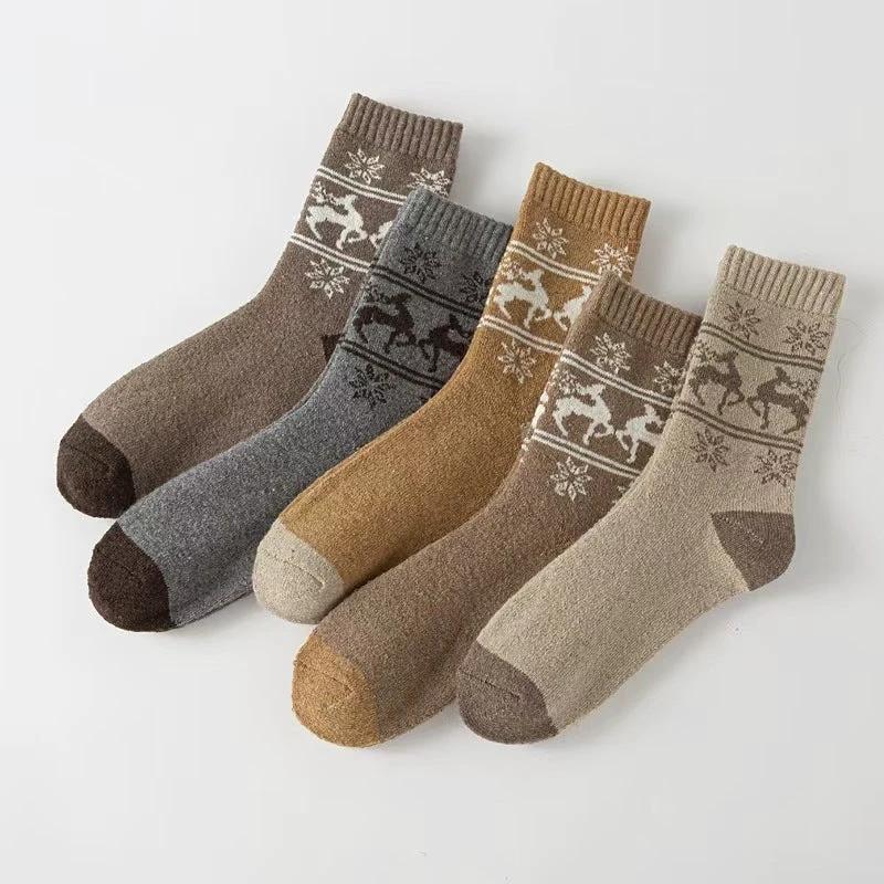 Men's Socks Vintage Style Wool Socks by GJG Denim