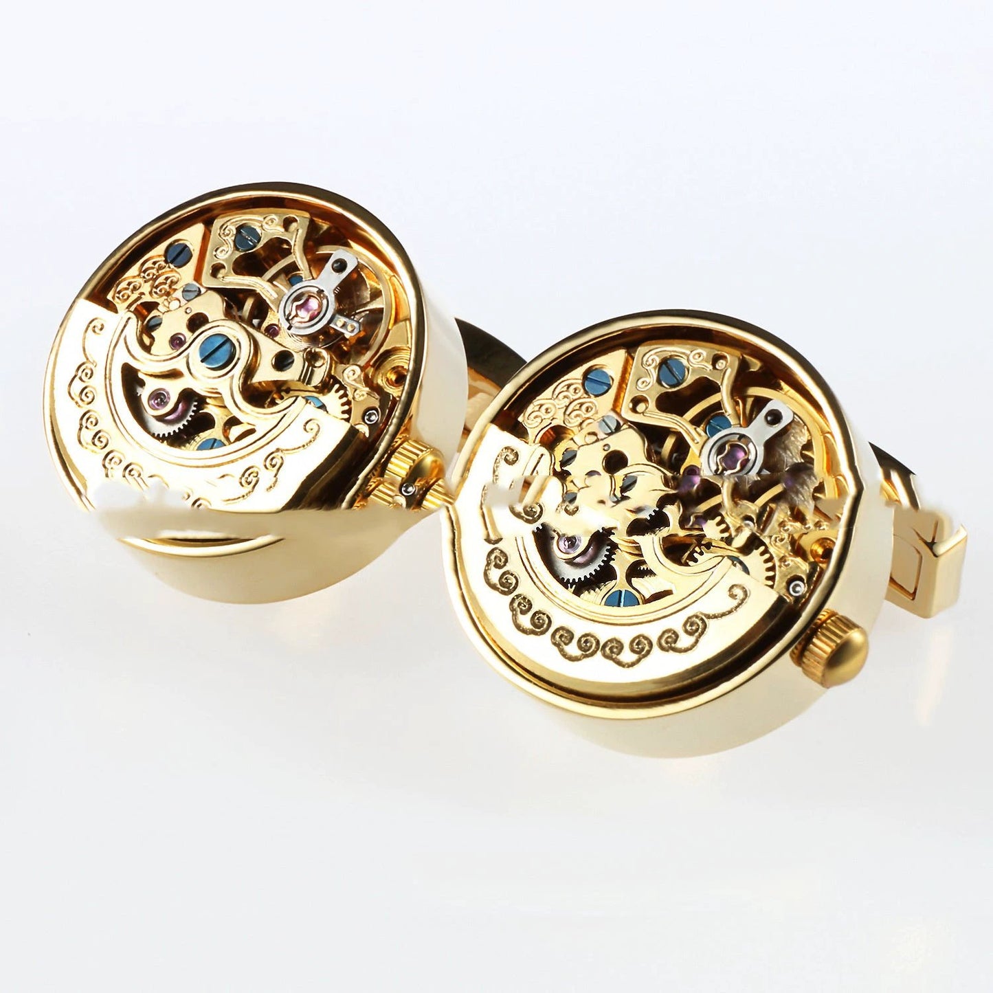 Men's High-end Movement Shirt Cufflinks by GJG Denim