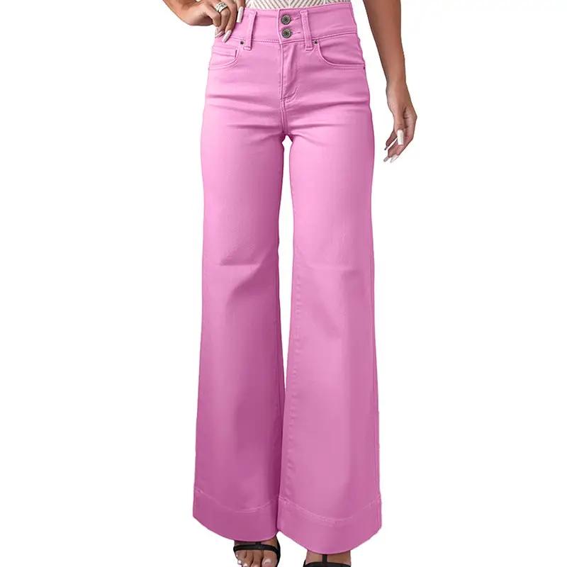 Solid-color Jeans Women's European And American Style Casual Versatile by GJG Denim