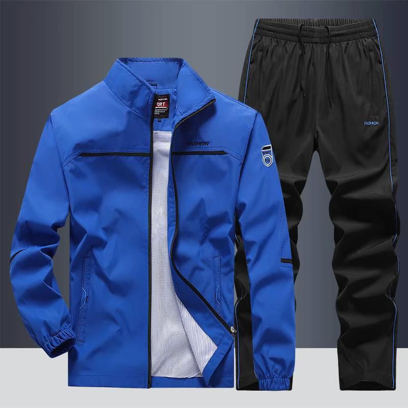 Men's Loose Lapels Casual Sportswear Polyester Composite Fabric by GJG Denim
