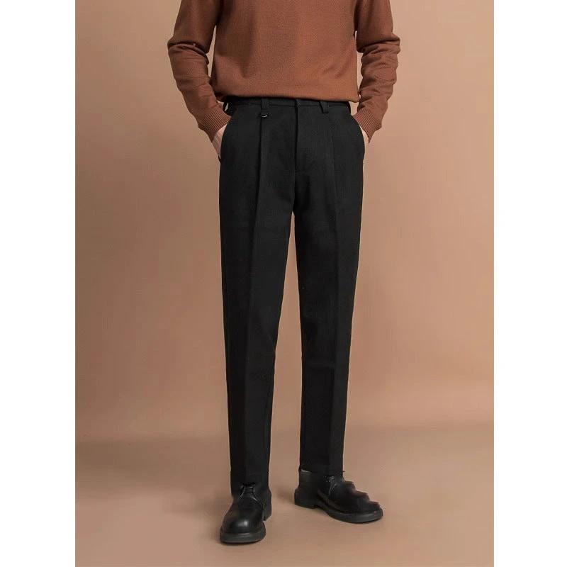Men's Versatile Business Casual Straight Pants by GJG Denim