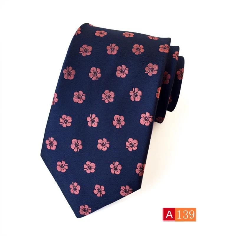 Men's Casual Formal Wear Polyester Jacquard Tie by GJG Denim