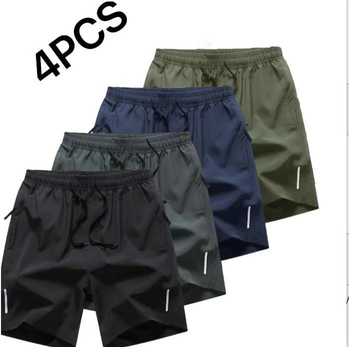 Fashionable Zippered Pocket Casual Men's Shorts (Set Of 3) by GJG Denim