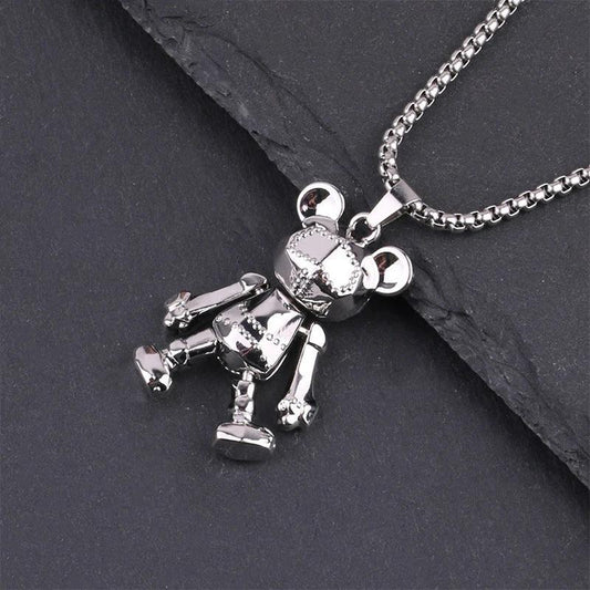 Men's Bear Necklace by GJG Denim