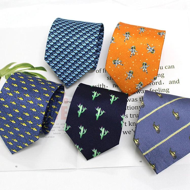 Men's Printed Tie by GJG Denim