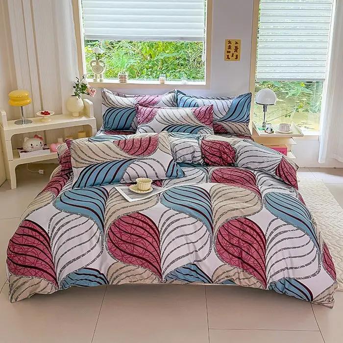 Breathable And Skin-friendly Brushed Duvet Cover And Bed Sheets by GJG Denim