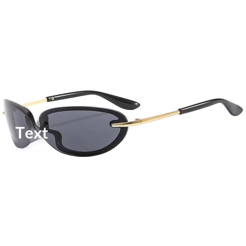 Fashion Plastic Sports Glasses Sunglasses by GJG Denim