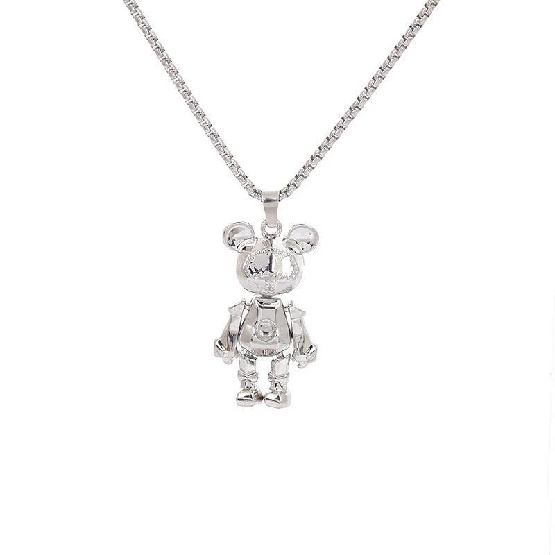 Men's Bear Necklace by GJG Denim