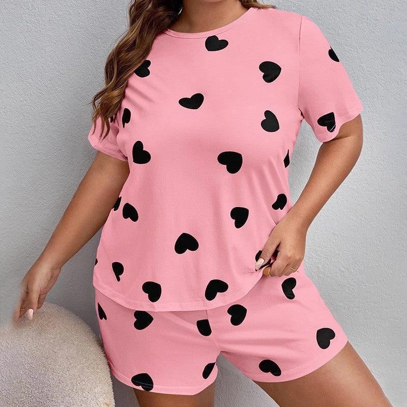 Shorts Plus-sized Plus Size Women's Pajamas by GJG Denim