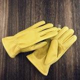 Outdoor Retro Cycling Fleece-lined Warm Gloves For Men by GJG Denim