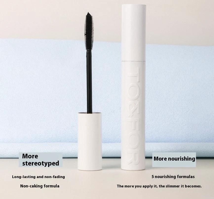 Naturally Waterproof Long Curling Thick Not Smudge Eyelashes Base Cream by GJG Denim