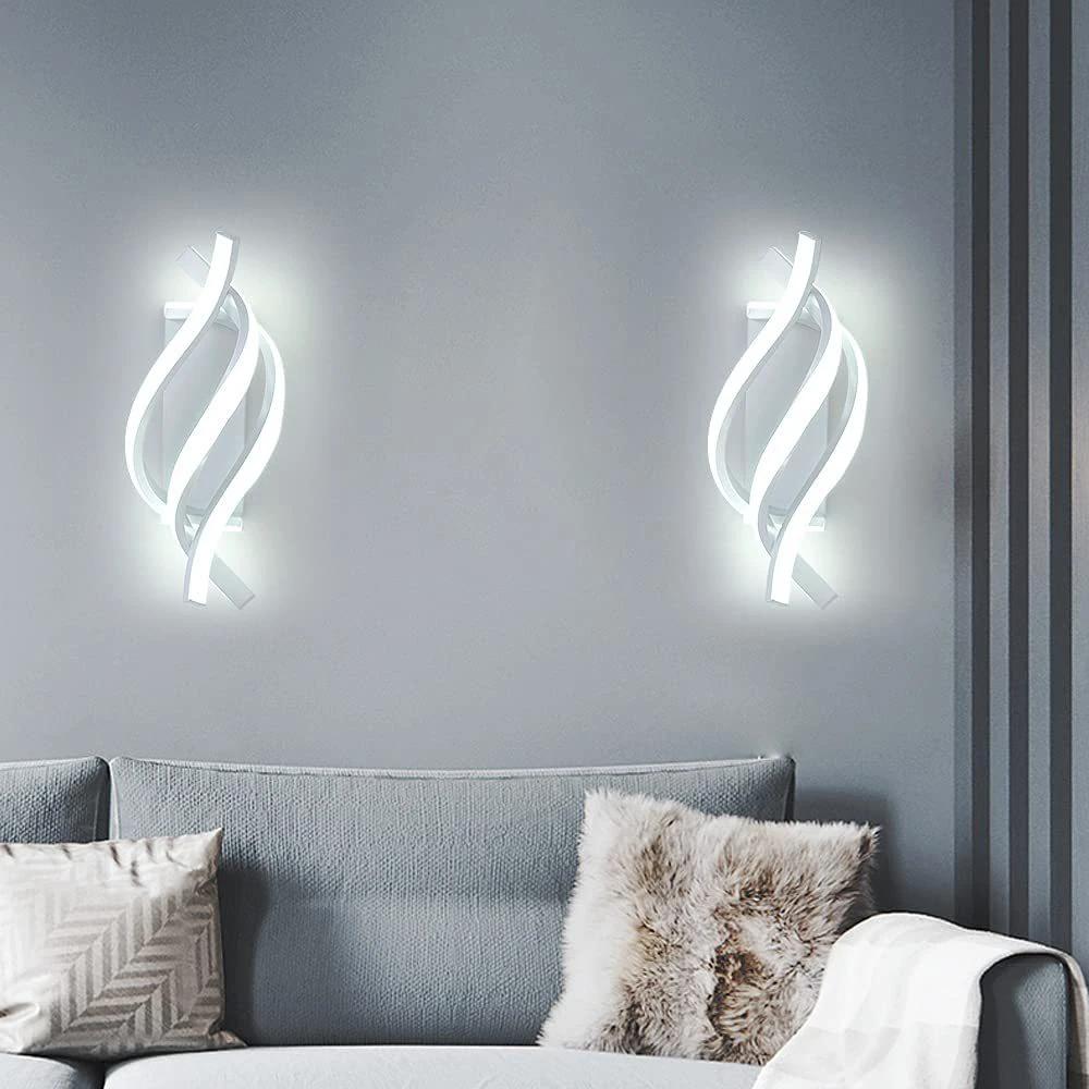 Minimalist Modern Aluminum Wall Bedside Decorative Lamps by GJG Denim