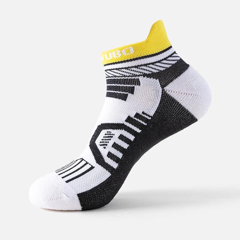 Men's Mesh Breathable And Sweat Absorbing Low Cut Socks by GJG Denim