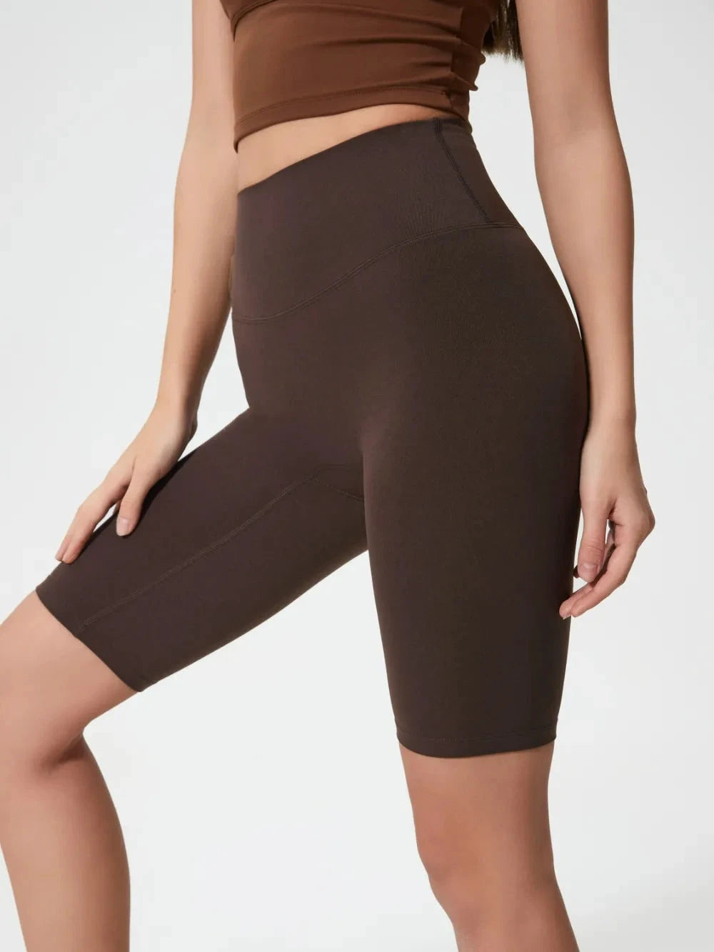 Millennia High Rise Wide Waistband Active Shorts by Lady Ros