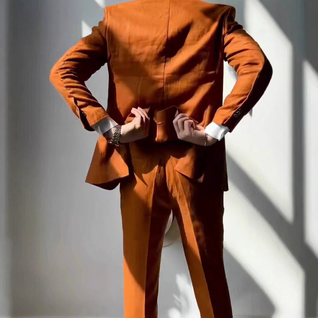 Casual And Lightweight Business Men's Suit by GJG Denim