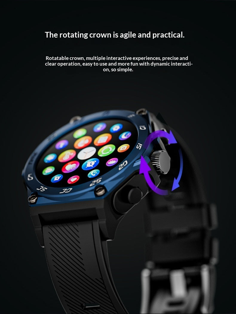 Smartwatch With Bluetooth Calling And TWS Earbuds In One For Men by GJG Denim