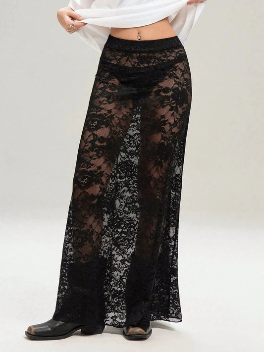 Lace Maxi Skirt by Lady Ros