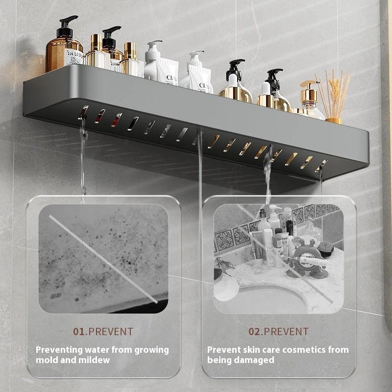 Bathroom Wall-mounted Storage Rack by GJG Denim