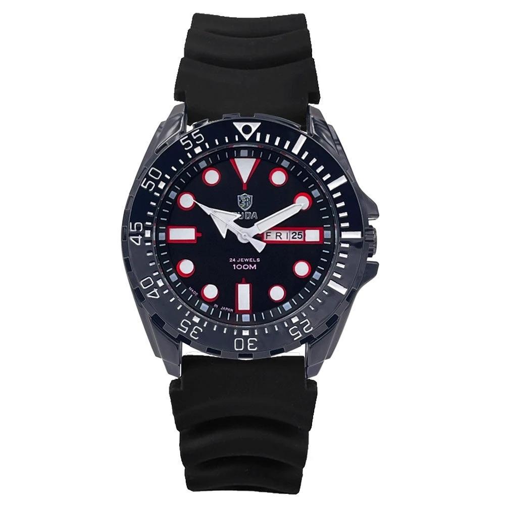 Men's Waterproof Luminous Quartz Movement Business Watch by GJG Denim