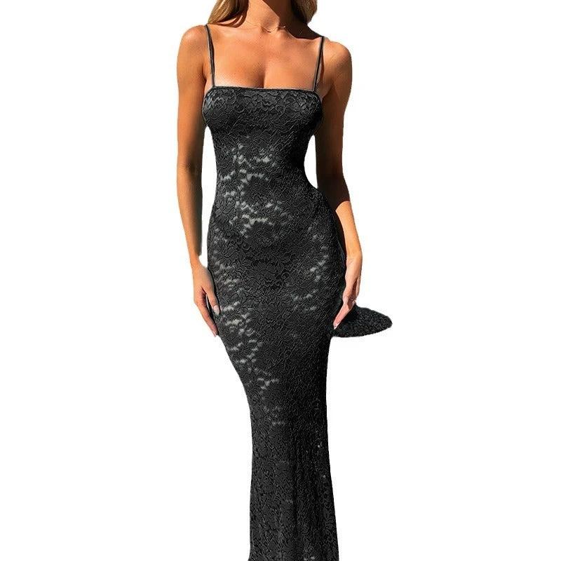 Sexy See-through Silk Slim Fit Dress by GJG Denim