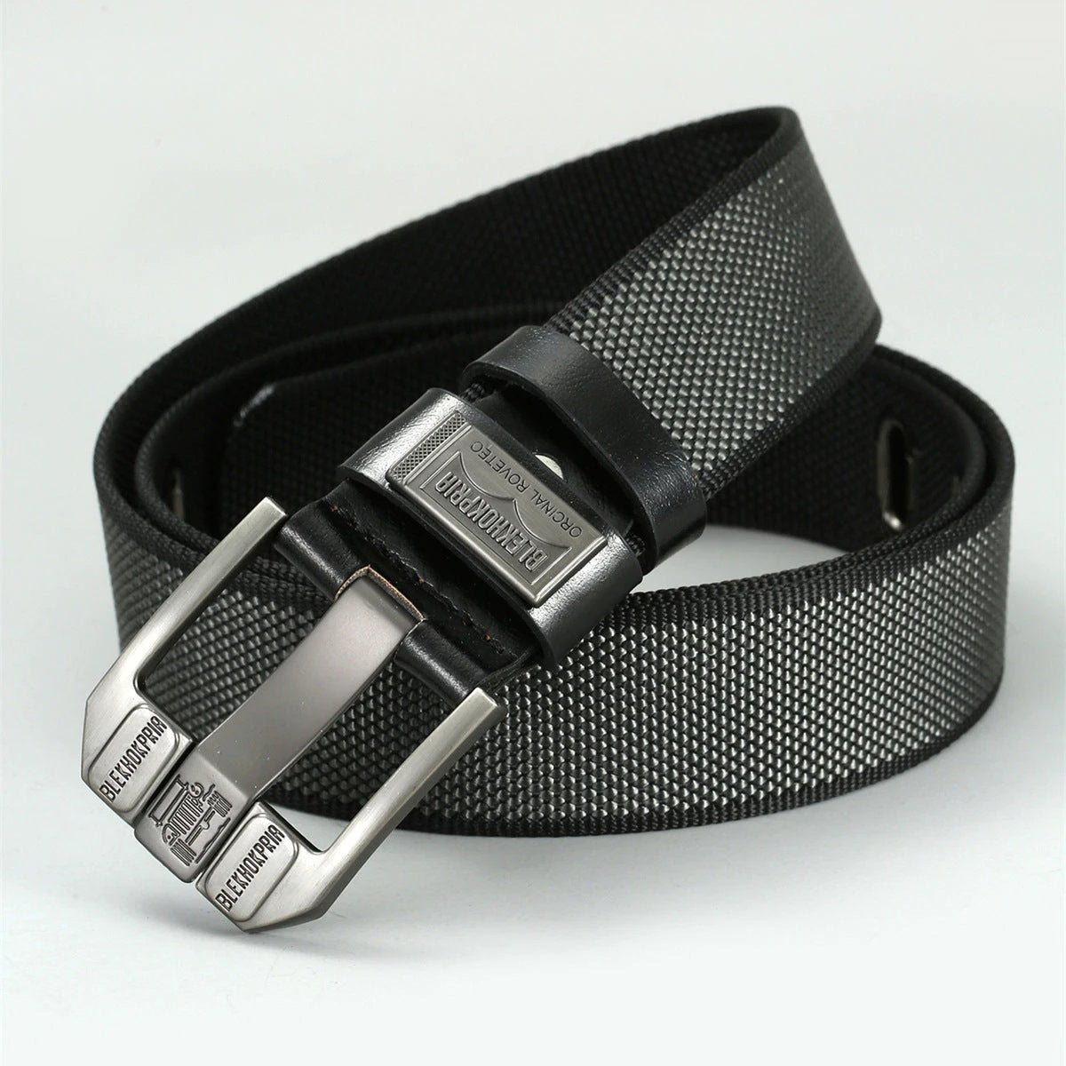 Men's Pin Buckle Casual Retro Canvas Belts by GJG Denim