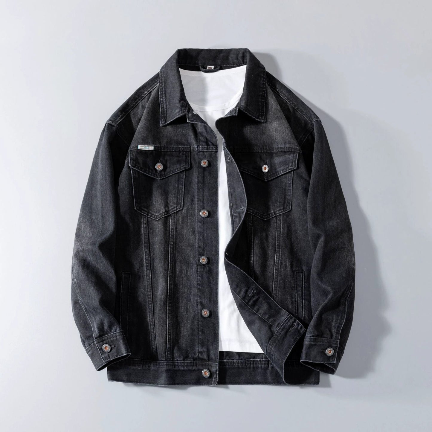 Men's Heavy Retro Denim Jacket by GJG Denim