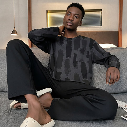 Thin Long Sleeve Loose Pajamas by GJG Denim