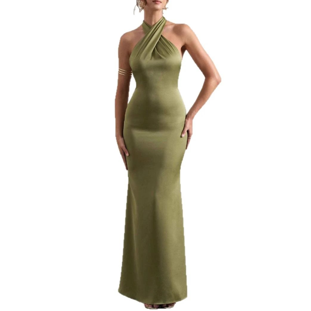 Halter Slim Fit Dress by GJG Denim