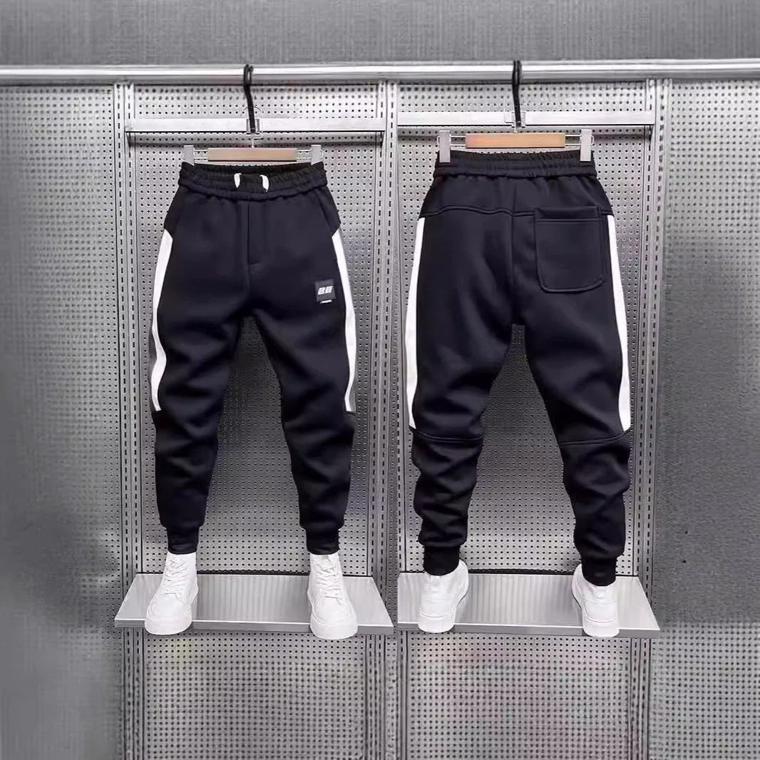 Casual Jogger Pants With Elastic Waistband For Men by GJG Denim